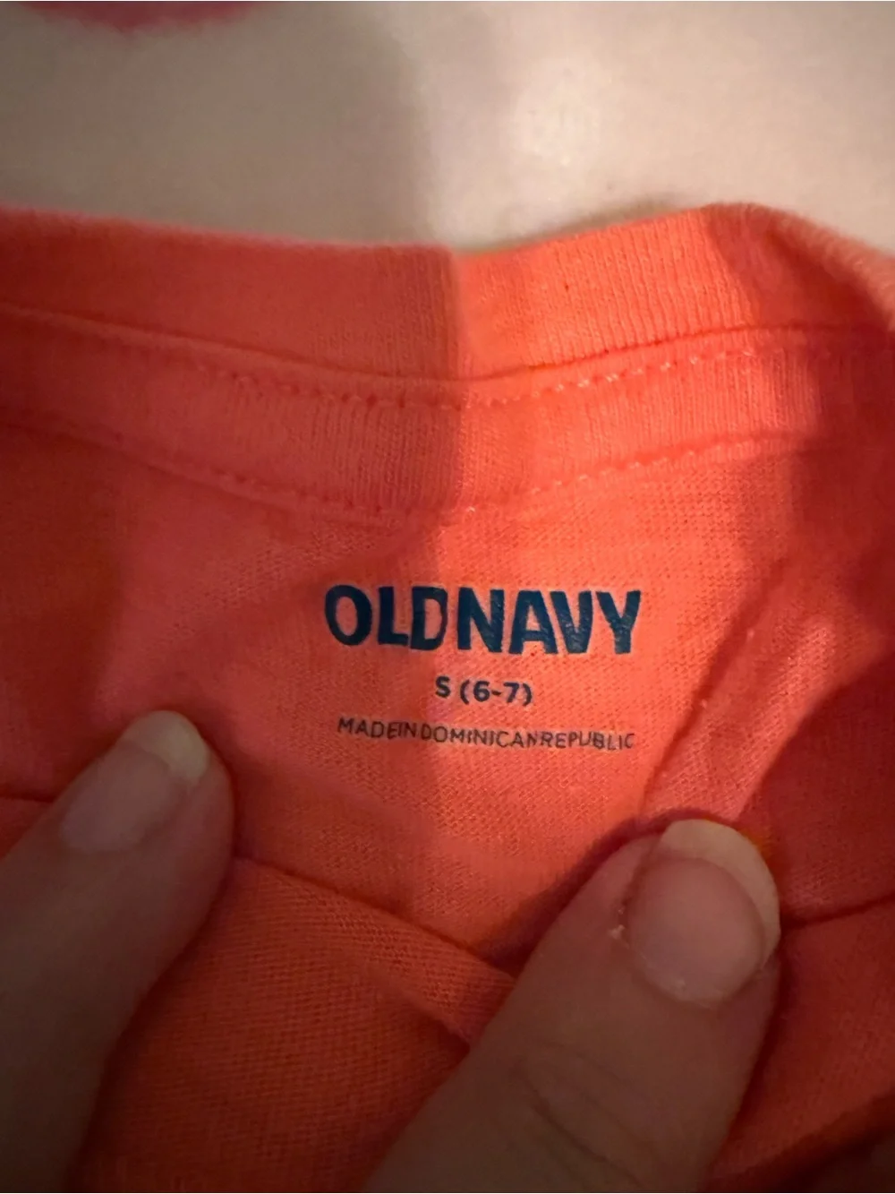 Old Navy Bright Orange Girls' Short Sleeve Tee with Sun Graphic